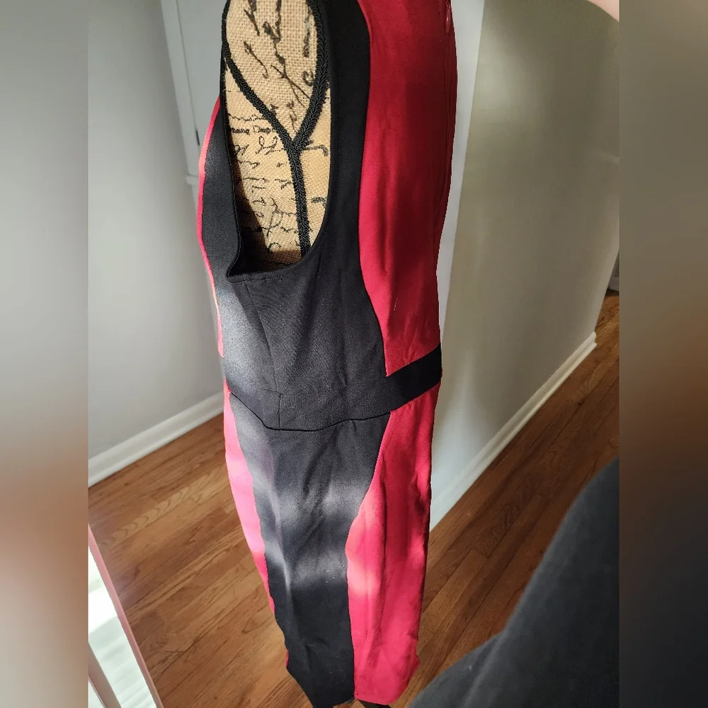 NWT - Torrid Red & Black Ponte Bodycon Dress - SAME-DAY SHIPPING ORDER BY 4PST - Picture 5 of 9